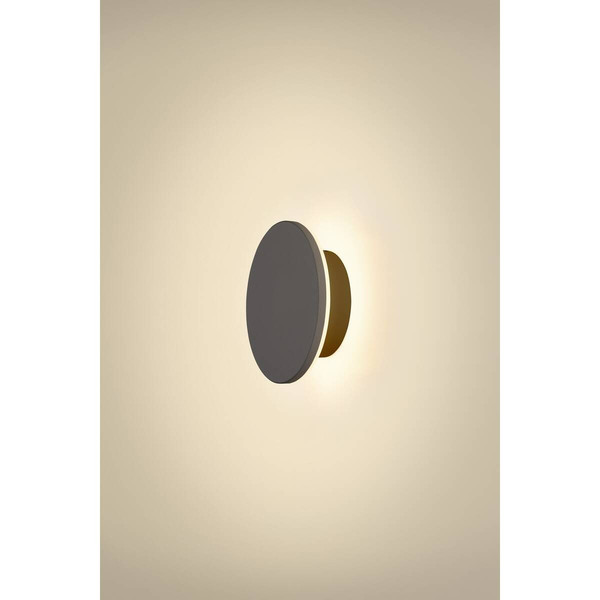 SLV D-RING S, Wandleuchte, PHASE, 2700/3000K, PHASE, IP65, schwarz 1007911