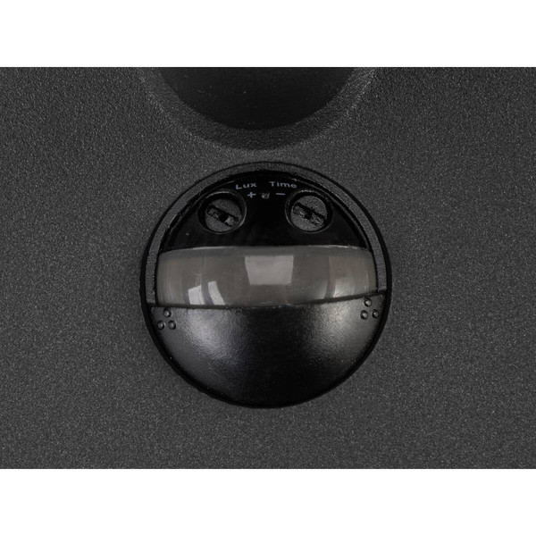 SLV Q-RING, Wandleuchte, Sensor, 3000K, IP54, schwarz 1007916