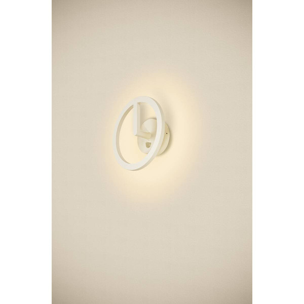 SLV Q-RING, Wandleuchte, Sensor, 3000K, IP54, weiß 1007917