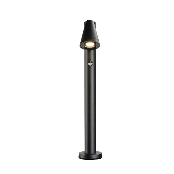 SLV T-TUBE 70 POLE, Outdoor Stehleuchte, 1x max. 10W, GU10, single, Sensor, IP44 1008014