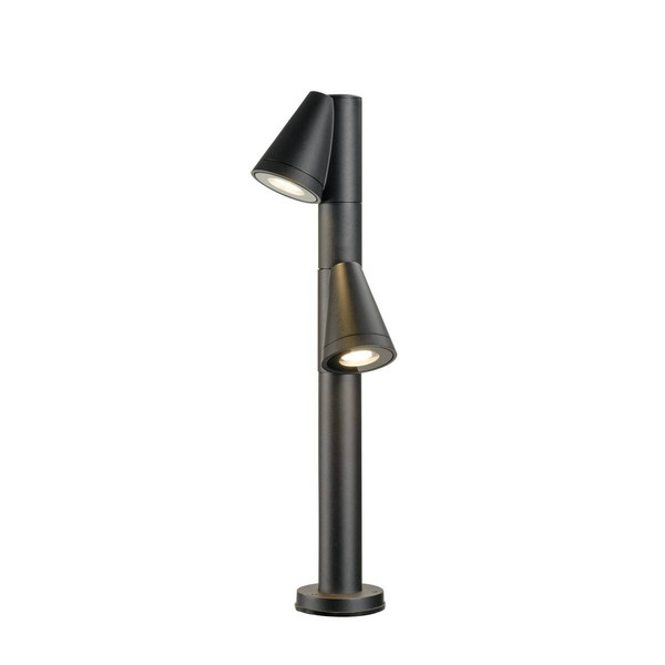 SLV T-TUBE 70 POLE, Outdoor Stehleuchte, 2x max. 10W, GU10, double, Sensor, IP65 1008017
