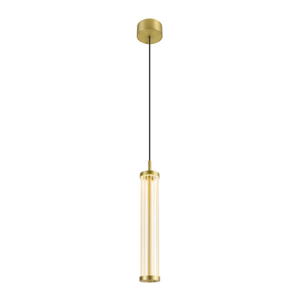 SLV QUIMERA, Pendelleuchte, Pendellänge 150cm, 2700/3000K, PHASE, gebürstet messing 1008033