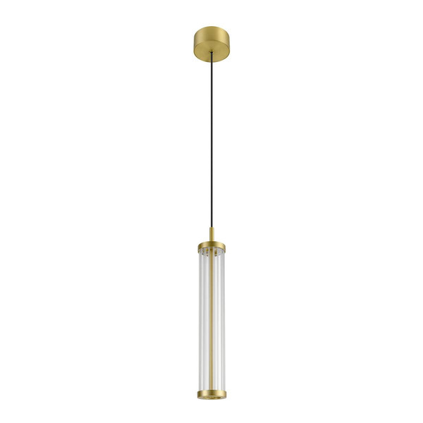 SLV QUIMERA, Pendelleuchte, Pendellänge 150cm, 2700/3000K, PHASE, gebürstet messing 1008033