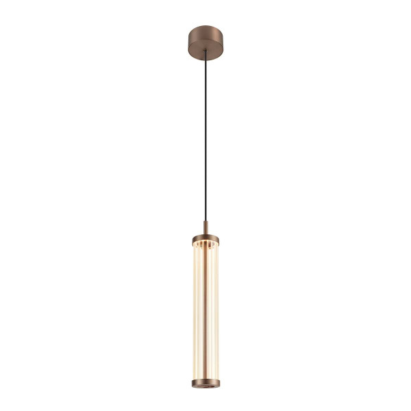 SLV QUIMERA, Pendelleuchte, Pendellänge 150cm, 2700/3000K, PHASE, dunkel kupfer 1008034
