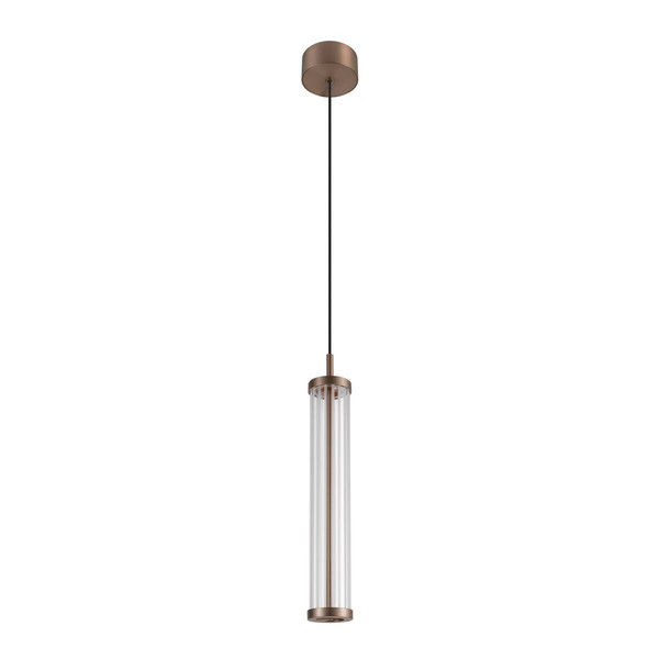 SLV QUIMERA, Pendelleuchte, Pendellänge 150cm, 2700/3000K, PHASE, dunkel kupfer 1008034