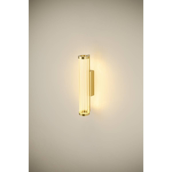 SLV QUIMERA, Wandaufbauleuchte, 2700/3000K, PHASE, gebürstet messing 1008036