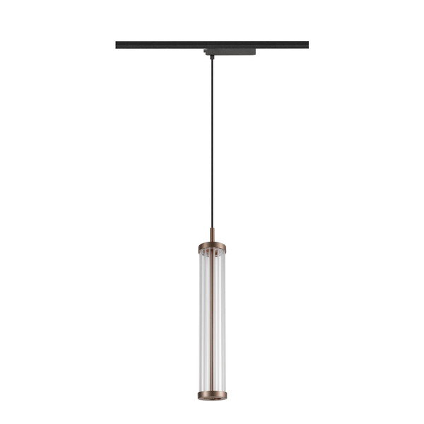 SLV QUIMERA, 1 Pendelleuchte, Pendellänge 150cm, 2700K, PHASE, dunkel kupfer 1008043