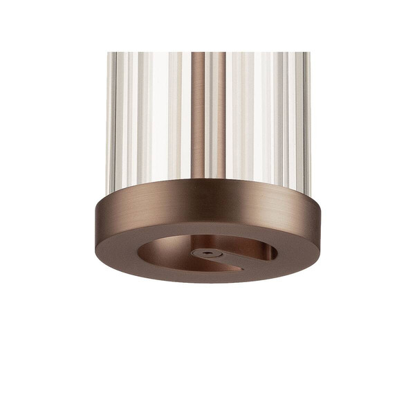 SLV QUIMERA, 1 Pendelleuchte, Pendellänge 150cm, 2700K, PHASE, dunkel kupfer 1008043