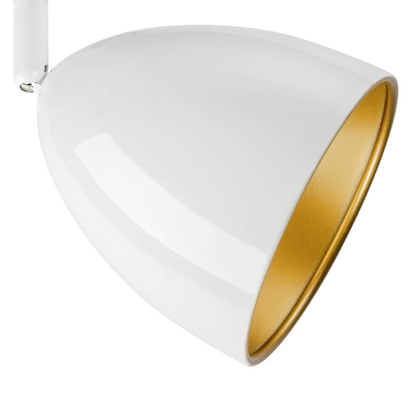 SLV PARA CONE 14, 3 Phasen System Leuchte, GU10, weiß/gold 1008056