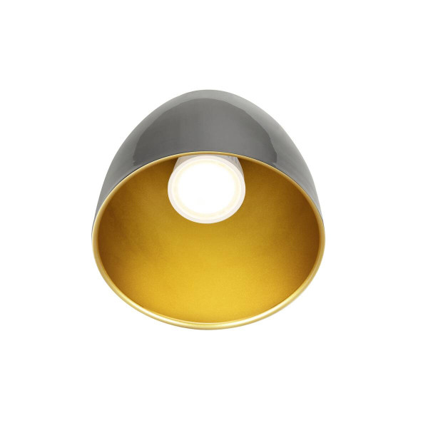 SLV PARA CONE 14, Pendelleuchte für 1 Phasen System, GU10, schwarz/gold 1008058