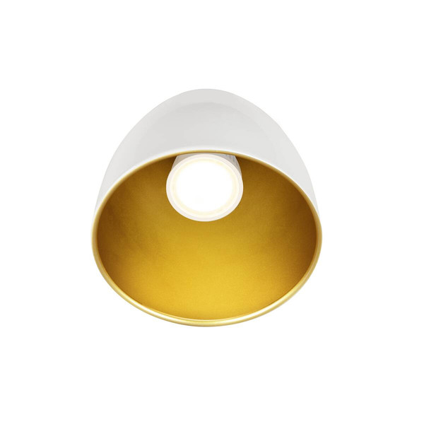 SLV PARA CONE 14, Pendelleuchte für 1 Phasen System, GU10, weiß/gold 1008059