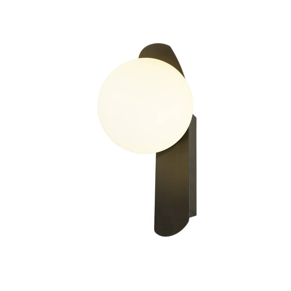 SLV SUN, Wandaufbauleuchte, rund, 1x max. 40W, LED-Leuchtmittel, G9, PHASE, schwarz 1008124