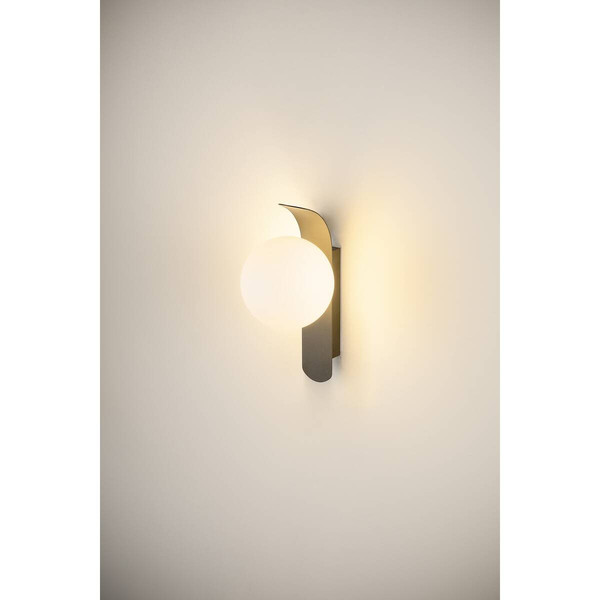 SLV SUN, Wandaufbauleuchte, rund, 1x max. 40W, LED-Leuchtmittel, G9, PHASE, schwarz 1008124