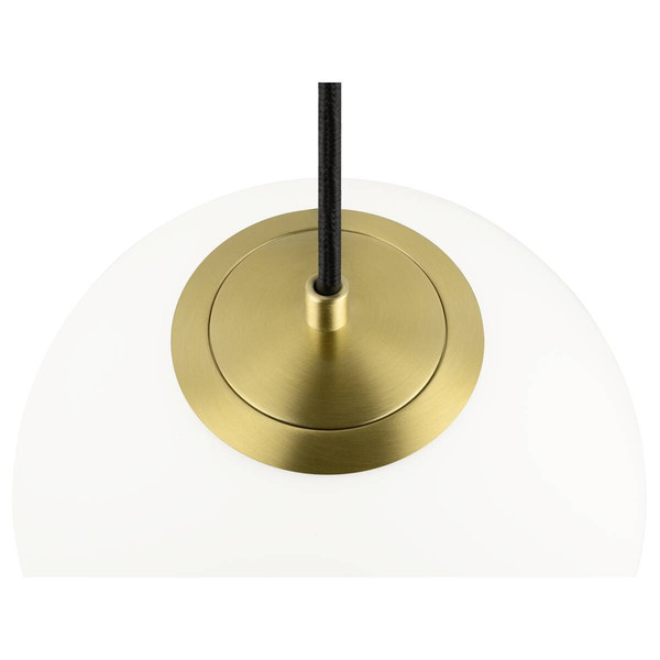 SLV SUN 20, Pendelleuchte, E27, offenes Kabelende, 1x max. 40W, matt gold 1008138