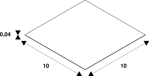 SLV 1 SYSTEM, Abdeckung, L: 10 B: 10 cm, grau 1008150