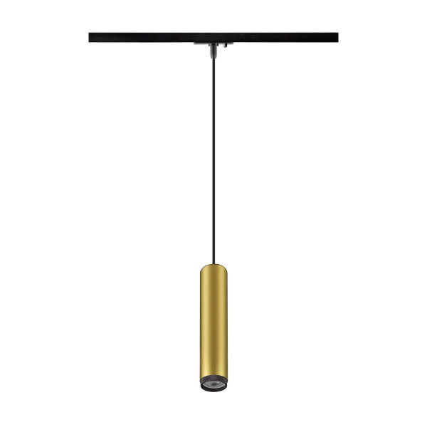 SLV GRIP! L, 1 Pendelleuchte, GU10, Pendellänge 200cm, 1x max. 6W, gold / schwarz 1008473