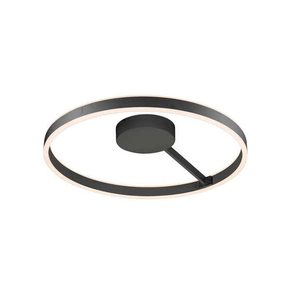 SLV ONE, Wand- und Deckenaufbauleuchte, rund, 2700/3000K, 23W, PHASE, 130°, schwarz 1008550