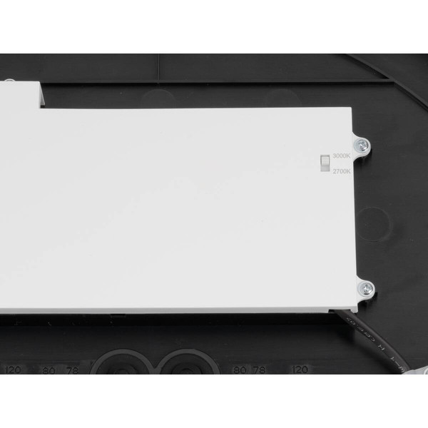 SLV DECONA 42, Wand- und Deckenaufbauleuchte, rund, 2700/3000K, 23W, PHASE, schwarz / gold 1008584