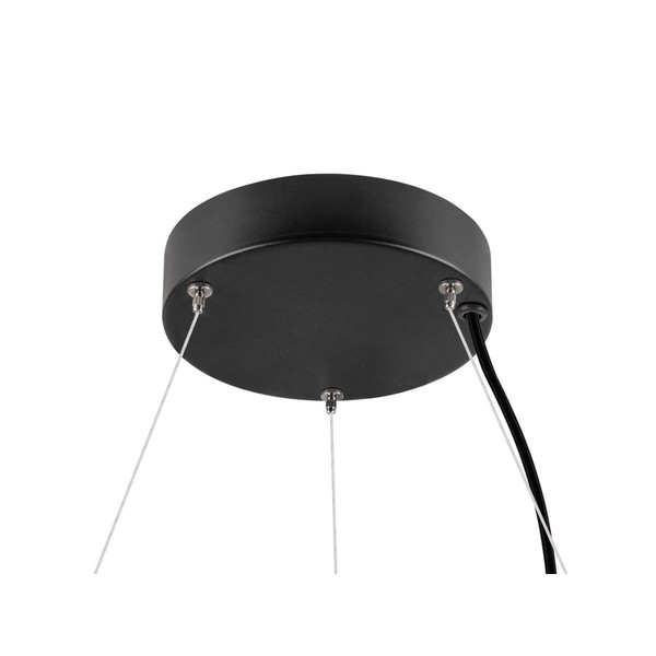 SLV MEDO RING 90, Pendelleuchte, Pendellänge 300cm, 3000/4000K, 110°, DALI, Touch, schwarz 1008593