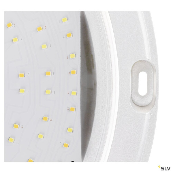 SLV 1008833 OUTDOOR BULKHEAD V 360, 20W 830/840/856 IP65 IK10 weiß