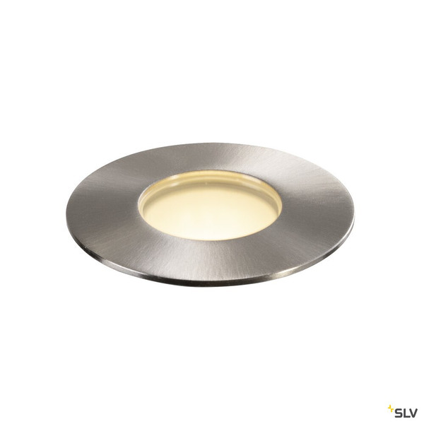 SLV 1008842 TRAIL-LITE® 60, Single, Bodeneinbauleuchte, 3000K, IP67, rund, edelstahl / aluminium