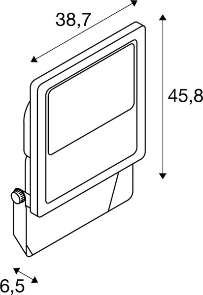 SLV 1008910 FLOODLIGHT C, 100/150/200W 840 IP66