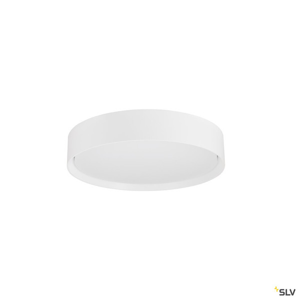 SLV 1008917 DECONA 30, CL, PHASE, Deckenaufbauleuchte, rund, 3000/4000K, 17 W, weiß