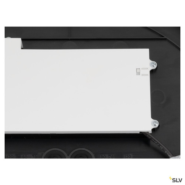 SLV 1008922 DECONA 42, CL, PHASE, Deckenaufbauleuchte, rund, 3000/4000K, 23 W, schwarz