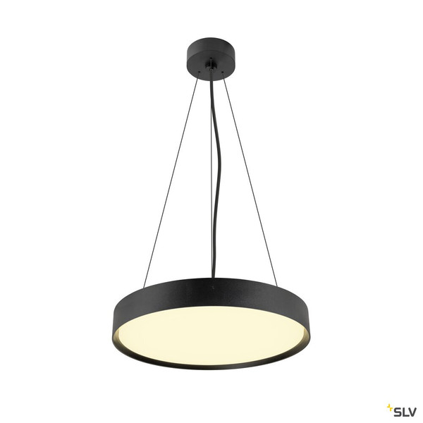 SLV 1008922 DECONA 42, CL, PHASE, Deckenaufbauleuchte, rund, 3000/4000K, 23 W, schwarz