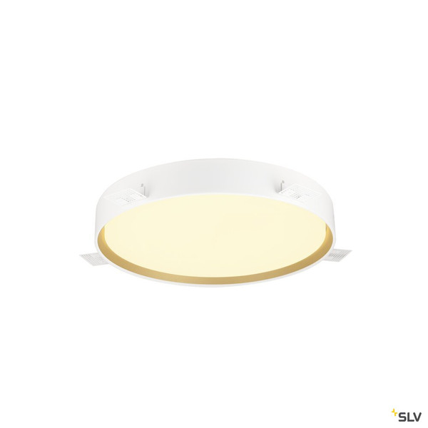 SLV 1008924 DECONA 42, CL, PHASE, Deckenaufbauleuchte, rund, 3000/4000K, 23 W, schwarz / gold