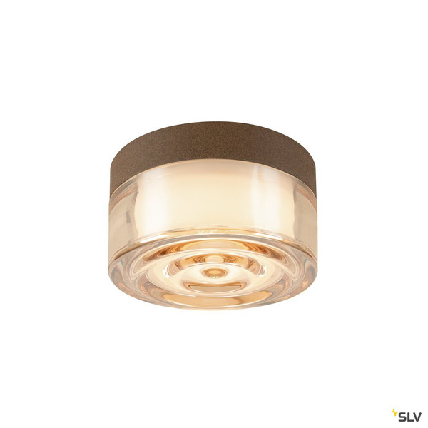 SLV 1008941 CYFT WAVE, Wand- und Deckenaufbauleuchte, 2700/3000/4000 K, 6,5 W, PHASE, schwarz / amber