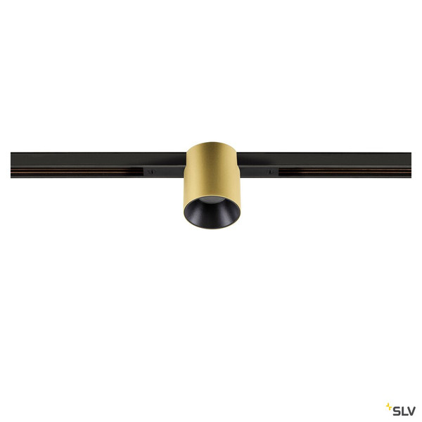 SLV 1008955 FIX-IT!, 48V, DALI, rund, Standard track, Spot, 2000-3000K, 7.4 W, 36°, gold / schwarz