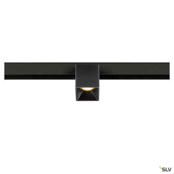 SLV 1008990 FIX-IT!, 48V, DALI, eckig, Surface mounted track, Spot, 2000-3000K, 7.4 W, 36°, schwarz / schwarz