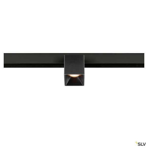 SLV 1008990 FIX-IT!, 48V, DALI, eckig, Surface mounted track, Spot, 2000-3000K, 7.4 W, 36°, schwarz / schwarz