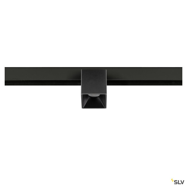 SLV 1008990 FIX-IT!, 48V, DALI, eckig, Surface mounted track, Spot, 2000-3000K, 7.4 W, 36°, schwarz / schwarz