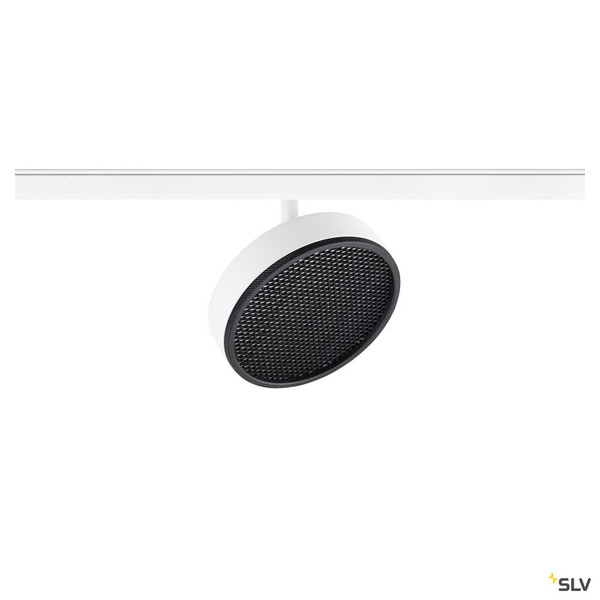 SLV 1009017 GRIP! FLAT, 48V Spot, DALI, rund, 2700/3000 K, 14.5 W, weiß / schwarz