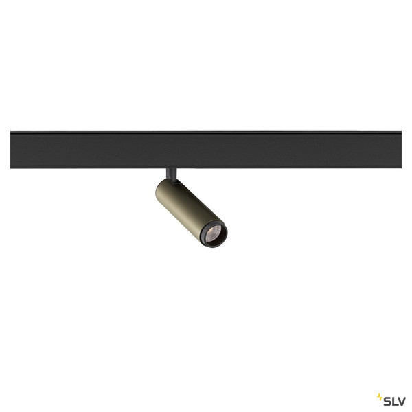 SLV 1009028 GRIP! S, 48V Spot, deep & recessed track, zylindrisch, 2700K, 9.8 Watt, DALI, 29°, bronze / schwarz