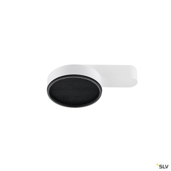 SLV 1009101 GRIP! FLAT, Deckenaufbauleuchte, PHASE, 2700/3000 K, 15 W, weiß / schwarz