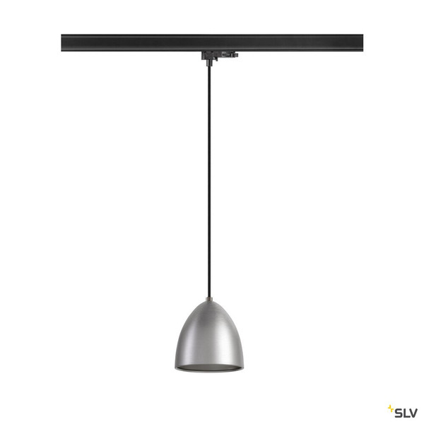 SLV 1009141 PARA CONE 14, Pendelleuchte für 3 Phasen System, GU10, aluminium