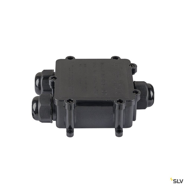 SLV 1009170 DASAR® XL, Bodeneinbauleuchte, asymmetrisch, 3000K, 70°/40°, IP65/IP67, rund, edelstahl / schwarz