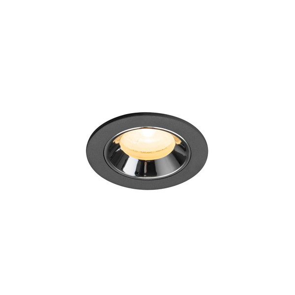 SLV 1009291 NUMINOS XS, Deckeneinbauleuchte schwarz/chrom 3000K 20°