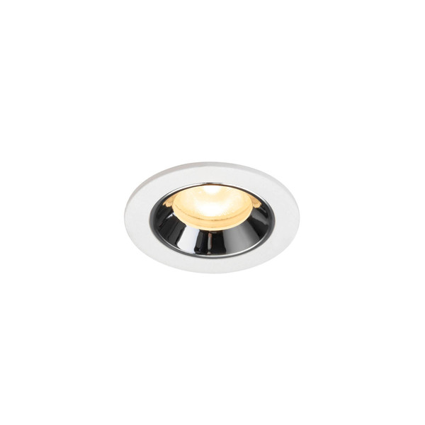 SLV 1009306 NUMINOS XS, Deckeneinbauleuchte weiß/chrom 3000K 55°
