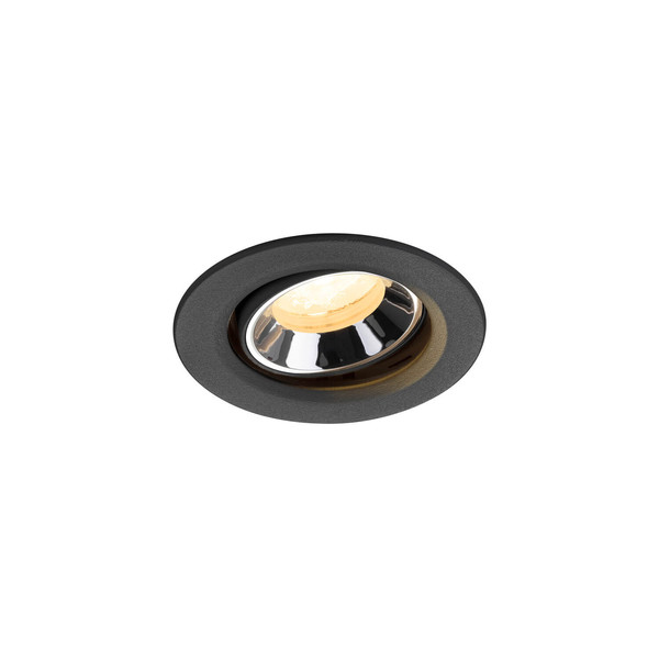 SLV 1009348 NUMINOS MOVE XS, Deckeneinbauleuchte schwarz/chrom 3000K 40°