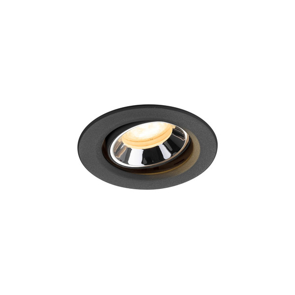 SLV 1009369 NUMINOS MOVE XS, Deckeneinbauleuchte schwarz/chrom 4000K 55°