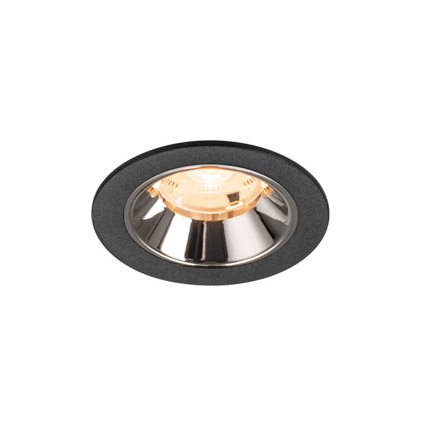 SLV 1009435 NUMINOS S, Deckeneinbauleuchte schwarz/chrom 2700K 20°