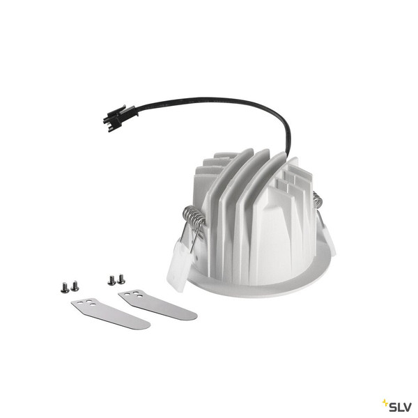 SLV 1009461 NUMINOS® S, Deckeneinbauleuchte, 3000 K, 20°, IP20, rund, weiß