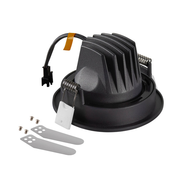 SLV 1009492 NUMINOS MOVE S, Deckeneinbauleuchte schwarz/chrom 2700K 40°