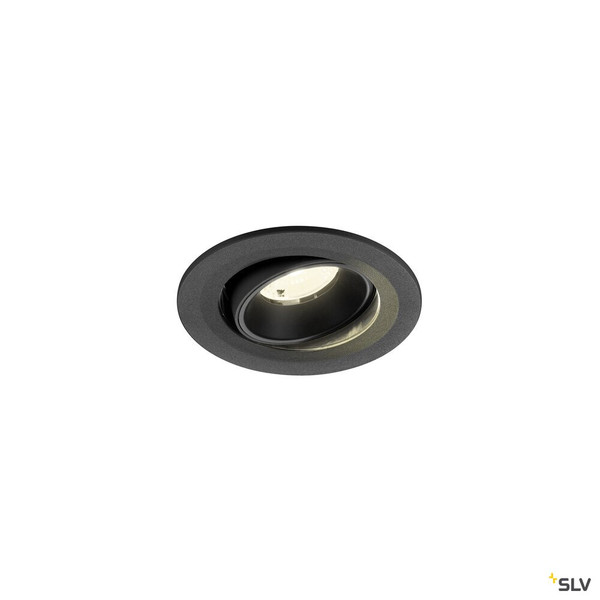 SLV 1009526 NUMINOS® MOVE S, Deckeneinbauleuchte, 4000 K, 40°, IP20, rund, schwarz