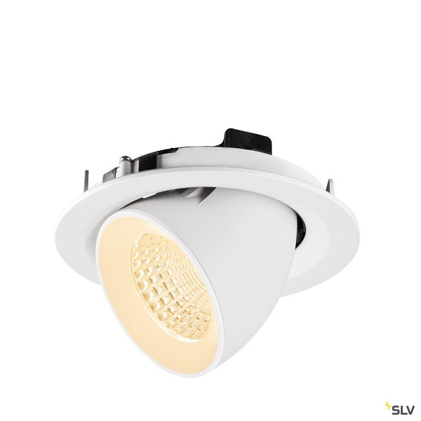 SLV 1009557 NUMINOS® GIMBLE M, Deckeneinbauleuchte,, 2700 K, 55°, weiß