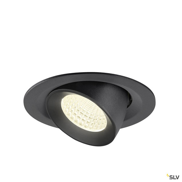SLV 1009583 NUMINOS® GIMBLE M, Deckeneinbauleuchte,, 4000 K, 55°, schwarz